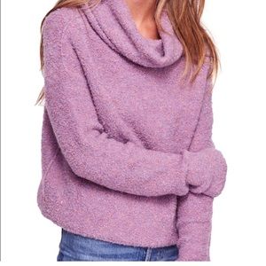 Free People Wool Purple Sweater